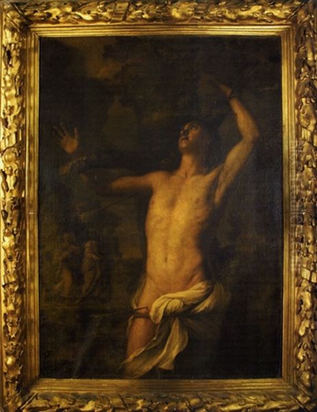 Saint Sebastian Oil Painting by Giovanni Lanfranco