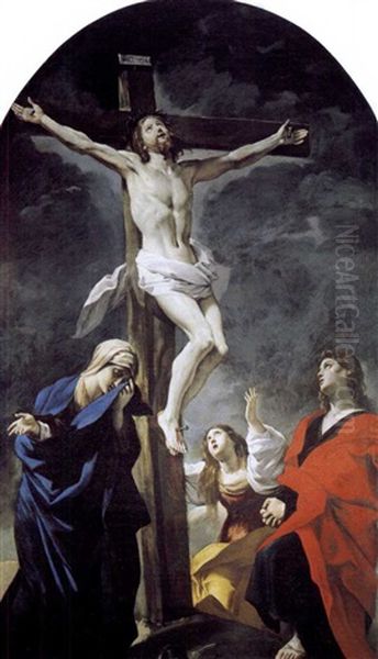 La Crocefissione Oil Painting by Giovanni Lanfranco