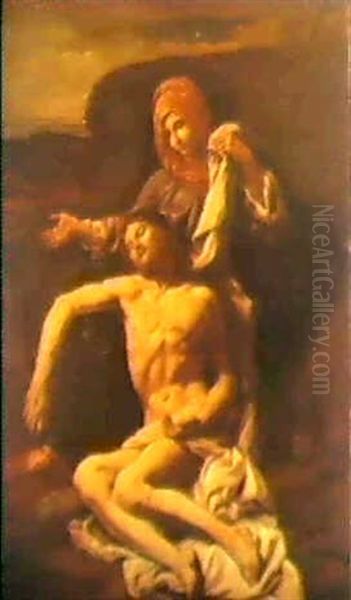 La Ddeposizione Di Cristo Oil Painting by Giovanni Lanfranco