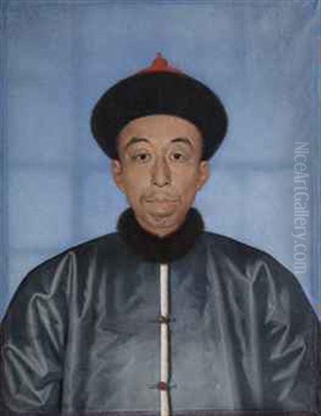 Prince Guo Oil Painting by  Lang Shining (Giuseppe Castiglione)