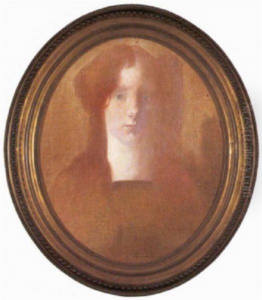 Portret Van Elisabeth De Puyt Oil Painting by Maurice Langaskens