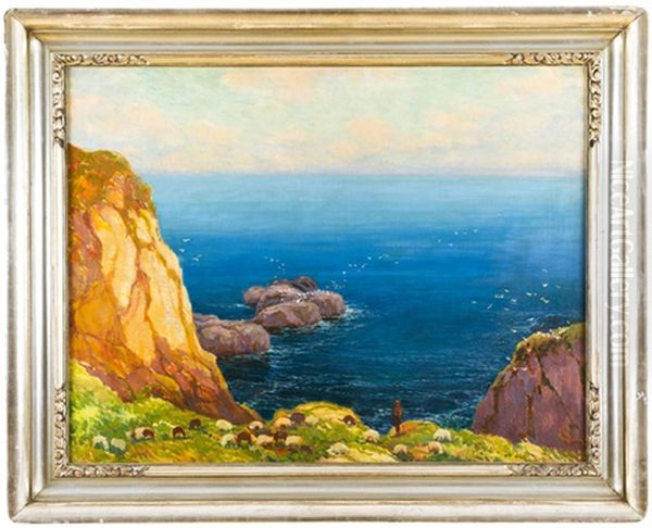 Dubrovnicke More - Prichod Jara Oil Painting by Karel Langer