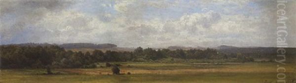 Sommerlandschaft Oil Painting by Dietrich Langko