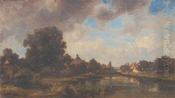 Schleissheim Oil Painting by Dietrich Langko