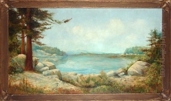 Bear Lake, California Oil Painting by Edward M. Langley