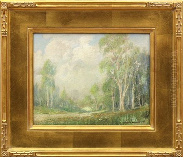 Eucalyptus Grove Oil Painting by Edward M. Langley