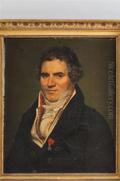 Portrait D'homme Oil Painting by Jerome-Martin Langlois