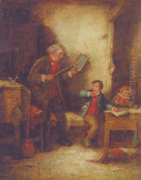 In The Schoolroom Oil Painting by Mark William Langlois