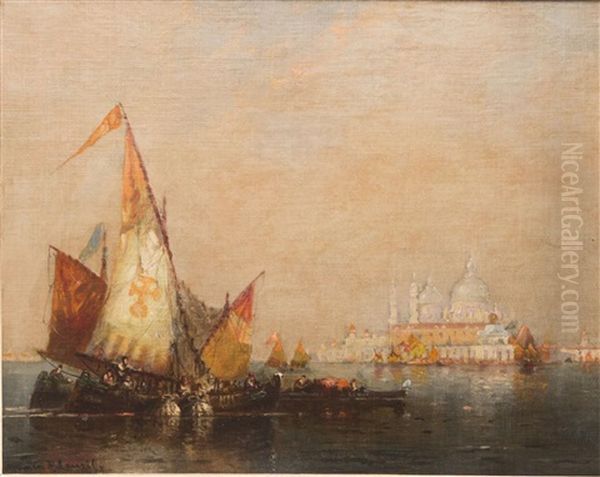 Morning, Venice Oil Painting by Walter Franklin Lansil