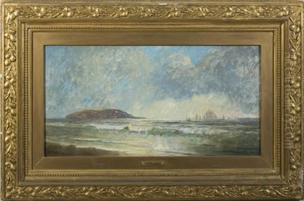 Little Good Harbor Beach Oil Painting by Walter Franklin Lansil