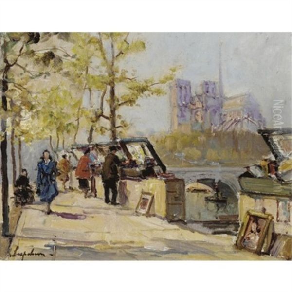 Notre Dame De Paris by Georgi Alexandrovich Lapchine