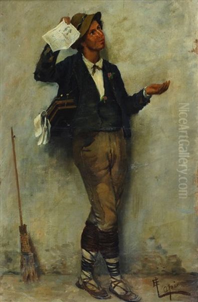 Figura Oil Painting by Emilio Lapi