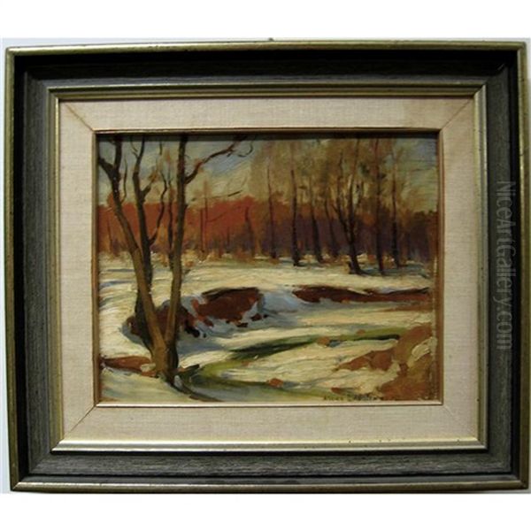 Winter Study by Andreas Christian Gottfried Lapine