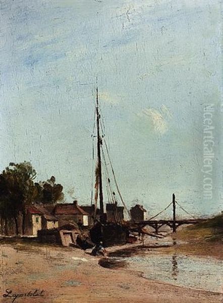 Strandlandschaft Oil Painting by Charles Lapostolet