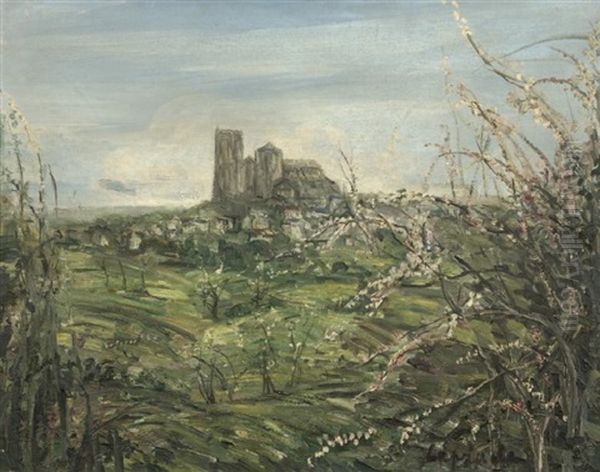 Castle In A French Countryside Oil Painting by Pierre Laprade