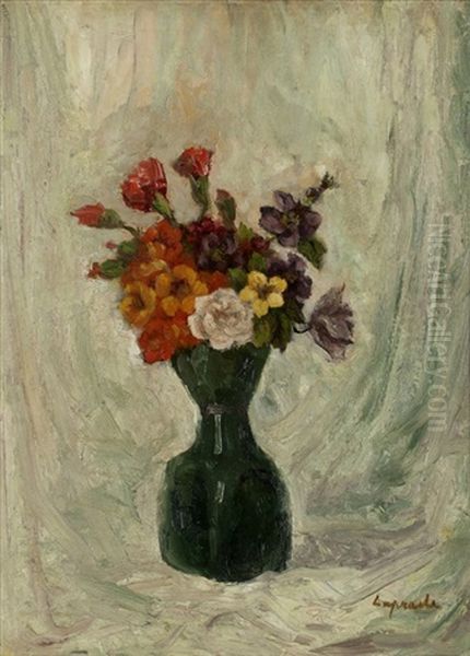 Bouquet De Fleurs Oil Painting by Pierre Laprade