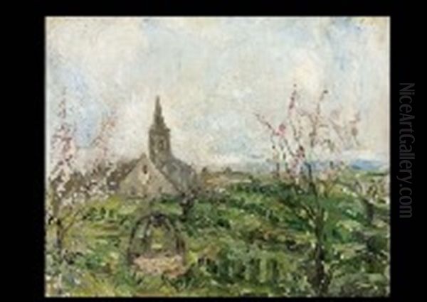 Landscape Of Senlis Oil Painting by Pierre Laprade