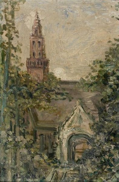 Eglise De Bretagne Oil Painting by Pierre Laprade