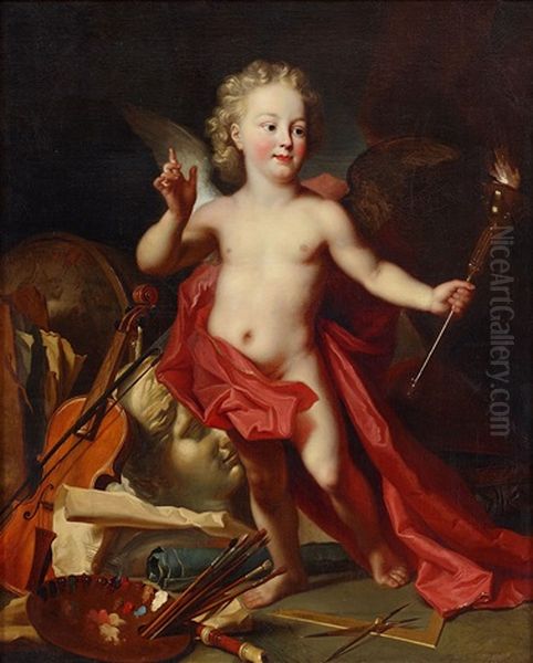 Allegory Of The Arts Oil Painting by Nicolas de Largilliere