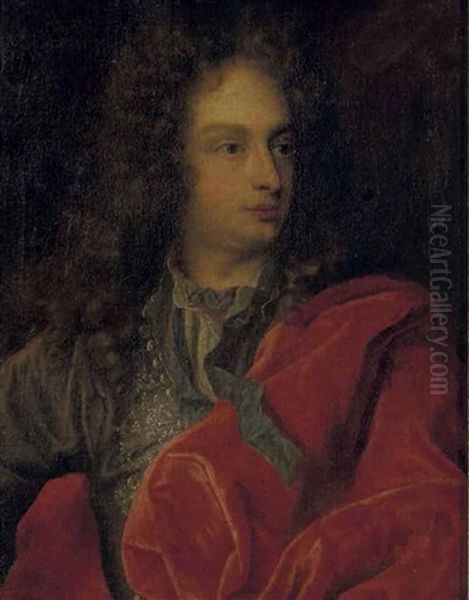 Portrait D'homme Oil Painting by Nicolas de Largilliere