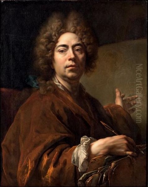 Autoportrait De L'artiste by Nicolas de Largilliere