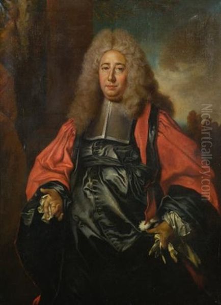 French Judge Oil Painting by Nicolas de Largilliere