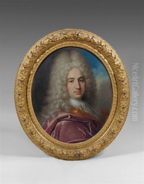 Portrait D'homme by Nicolas de Largilliere