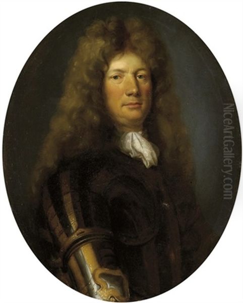 Portrait (comte De Mace?) Oil Painting by Nicolas de Largilliere