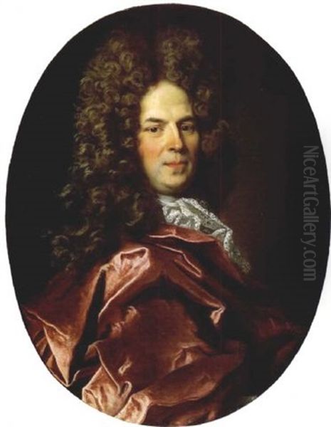 Portrait D'homme Oil Painting by Nicolas de Largilliere