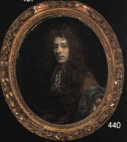 Portrait Of A Gentleman, Said To Be Daniel Webb Of Melksham Oil Painting by Nicolas de Largilliere