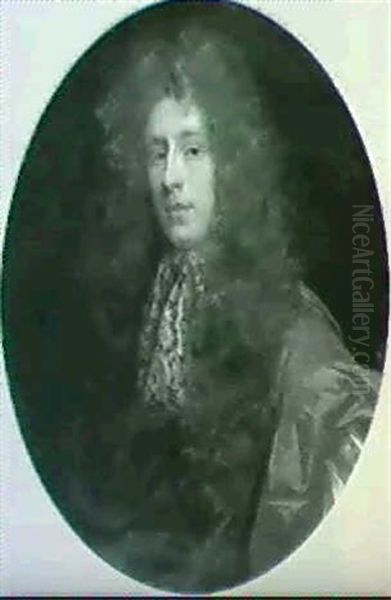 Portrait Of A Gentleman, Said To Be Daniel Webb Of Melksham Oil Painting by Nicolas de Largilliere