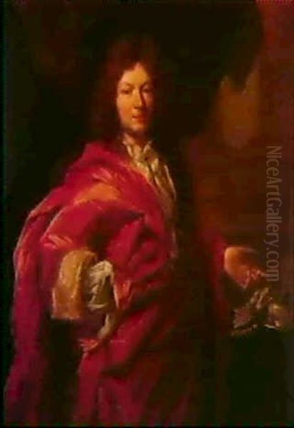 Portrait D'homme Oil Painting by Nicolas de Largilliere