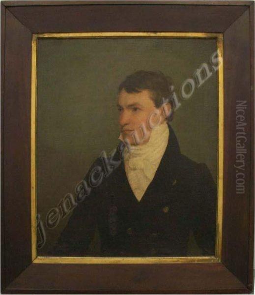 Portrait Of Ayoung Man Of The Proctor Family Oil Painting by Zedekiah Belknap