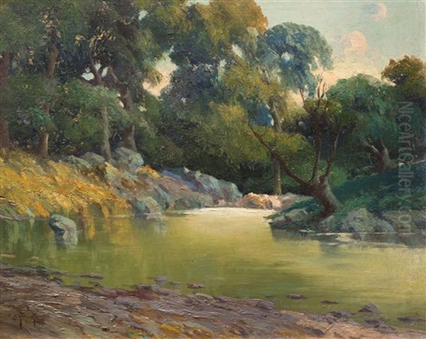 Arroyo Oil Painting by Ernesto Laroche