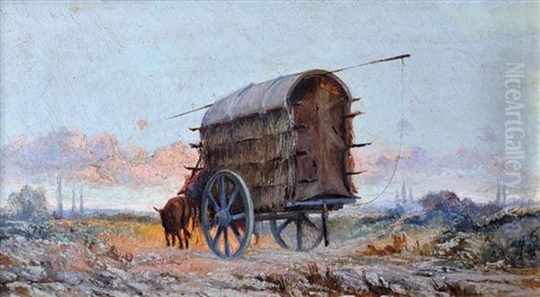 Carreta Oil Painting by Ernesto Laroche