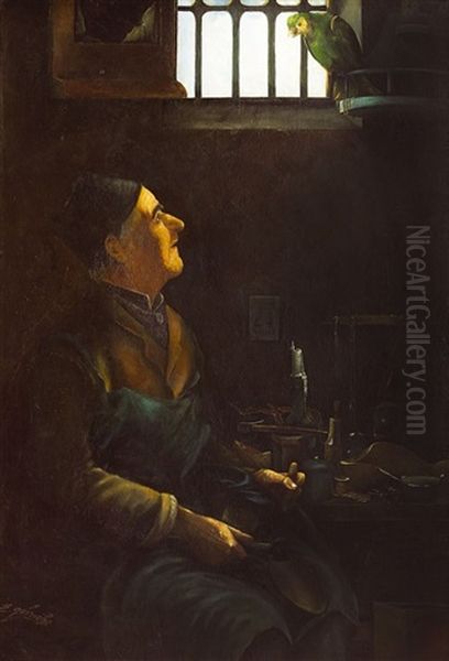 El Zapatero Oil Painting by Ernesto Laroche