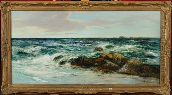 La Cote Catalane Oil Painting by Andres Larraga Montaner