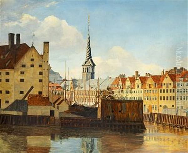 View From Copenhagen With The Exchange And The Row Of Houses Known As 