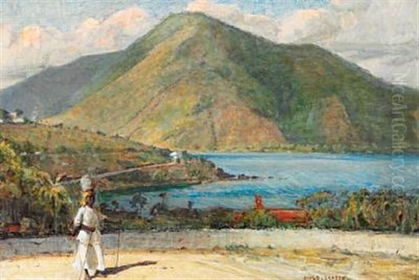 View Of The Danish West Indies Oil Painting by Hugo Valdemar Larsen