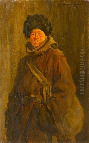 Prisoner Of War, 1912 Oil Painting by Hans Larwin