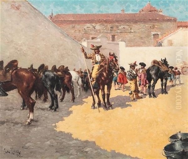 El Caballero Oil Painting by Gaetano De Las Heras