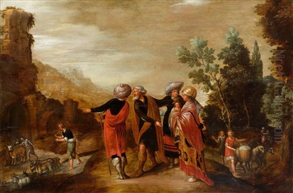 The Finding Of Moses Oil Painting by Pieter Lastman