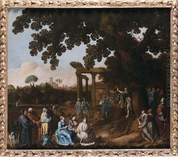 La Predica Di San Giovanni Oil Painting by Pieter Lastman