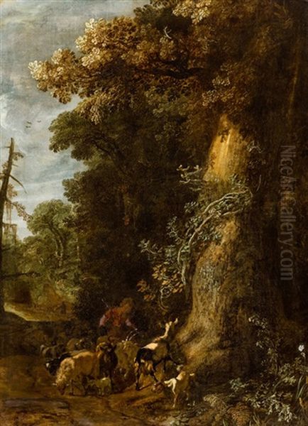 Junger Hirte Oil Painting by Pieter Lastman