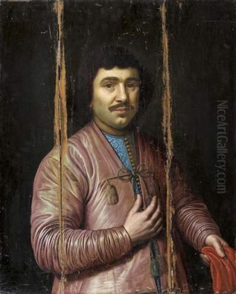 Portrait D'un Gentilhomme Russe Oil Painting by Pieter Lastman