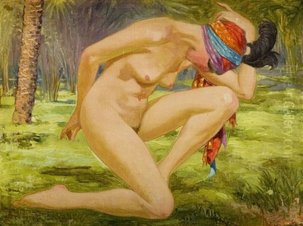 Nude Oil Painting by Aleksander Laszenko