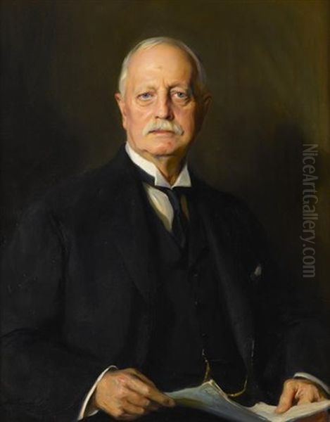 Portrait Of Effingham Buckley Morris, Sr. Oil Painting by Philip Alexius De Laszlo