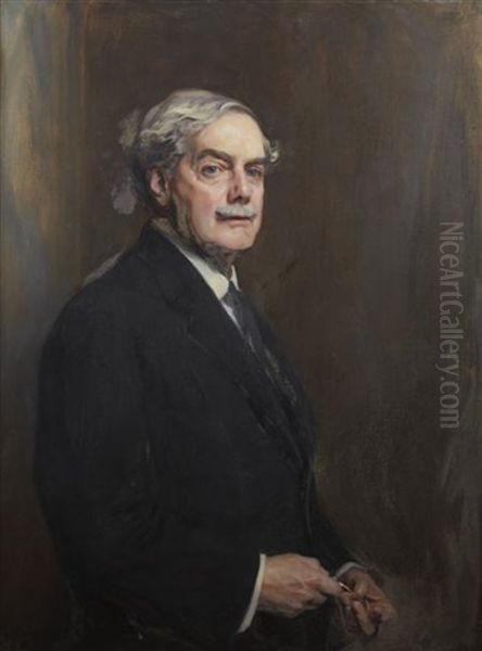 Portrait Of The Rt. Hon. Lord Abercromby Oil Painting by Philip Alexius De Laszlo