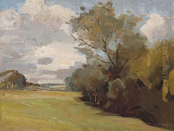 Landscape Oil Painting by George C. Bell