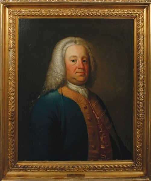 Portrait Of John Flood Of Farhley, Co. Kilkenny: Lt. Col.kilkenny Dragoons Oil Painting by James Latham